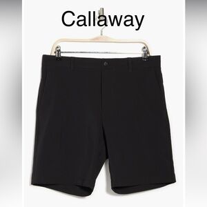 Men’s callaway shorts size 36 caviar color nwt dark grey color